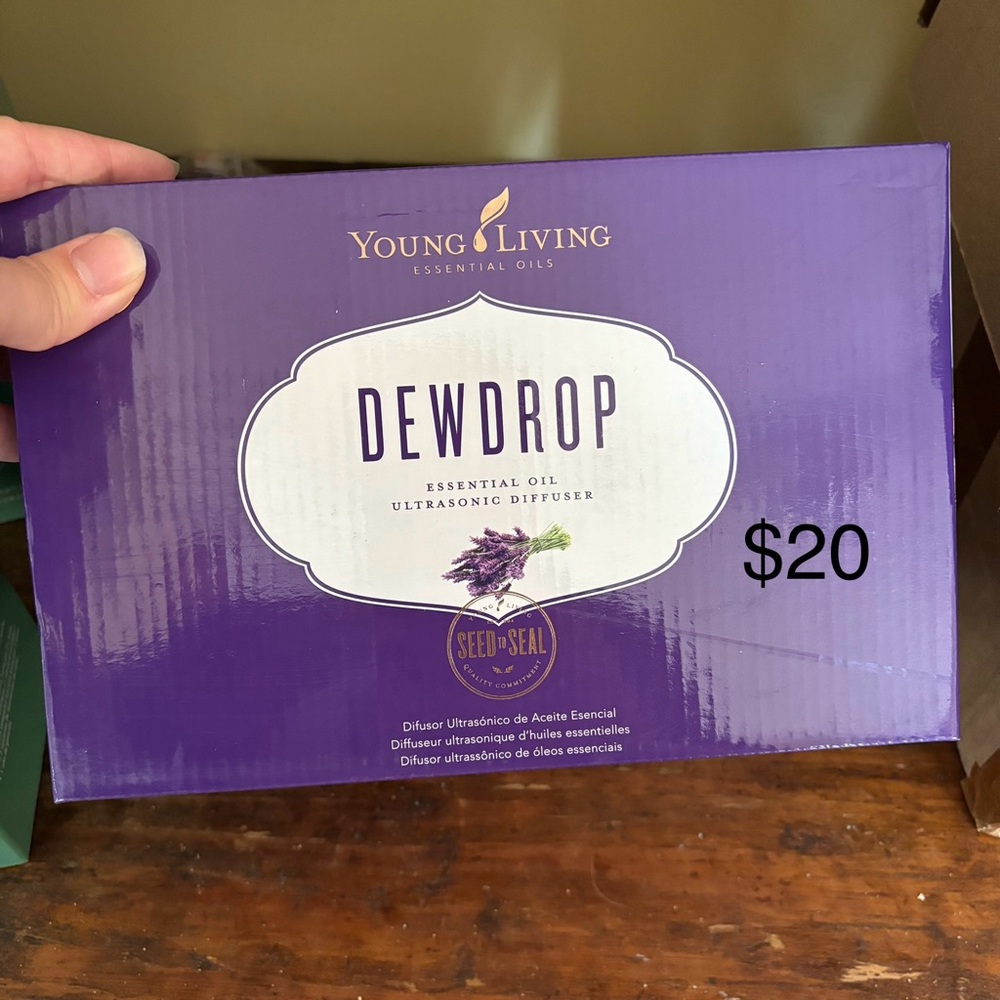 Young Living Purple Dewdrop Diffuser